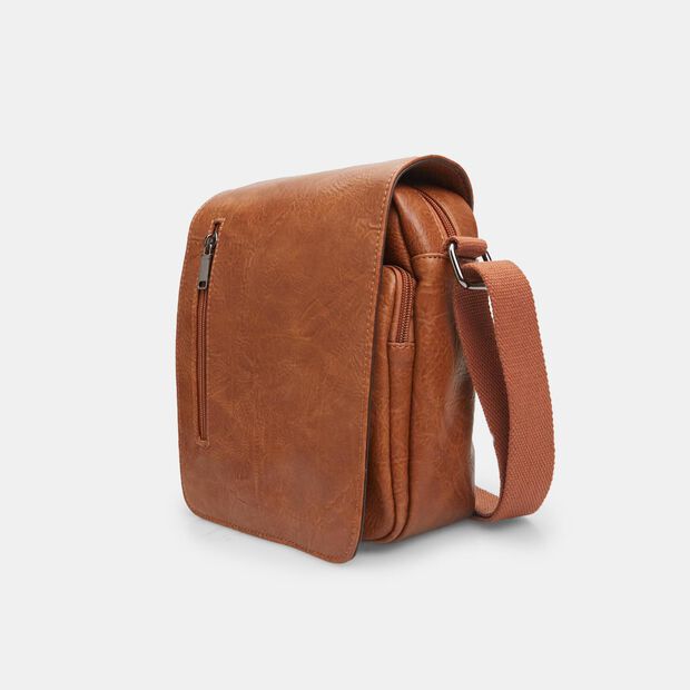 Men's Shoulder Bag, Tan