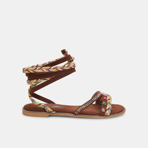 Bata Red Label Damen Sklaven-Flip-Flop-Sandalen, Braun