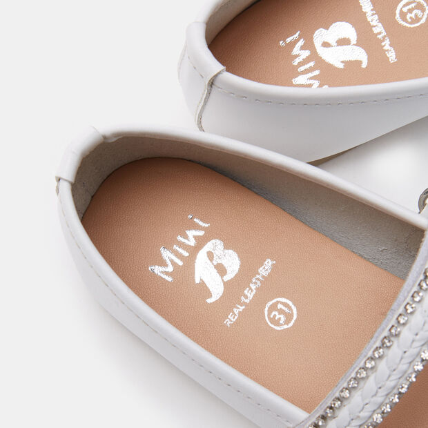 Mädchen Ballerinas, Weiß