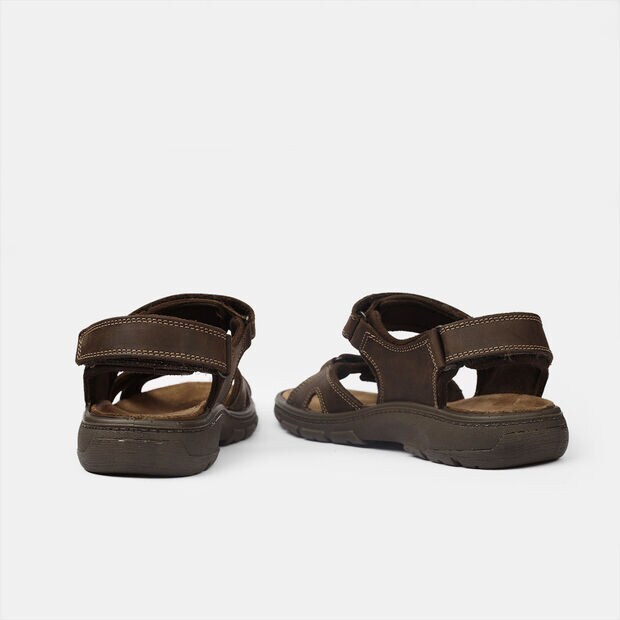 Sandales pour homme Weinbrenner en nubuck, Marron
