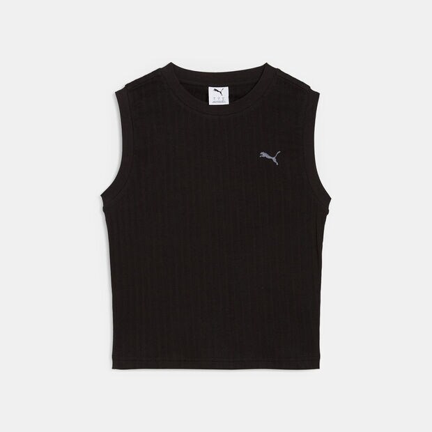 Damen-Puma-Top, Schwarz