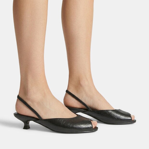 Women's heeled sandals by Bata, Black