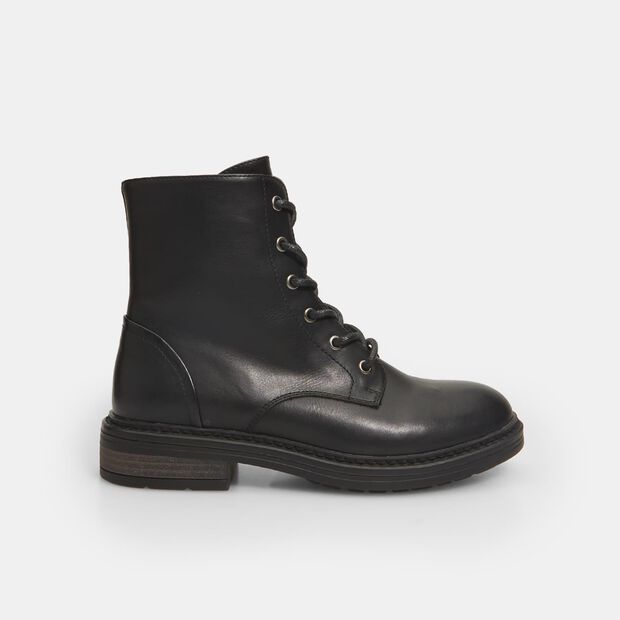 Damen-Kampfstiefel, Schwarz