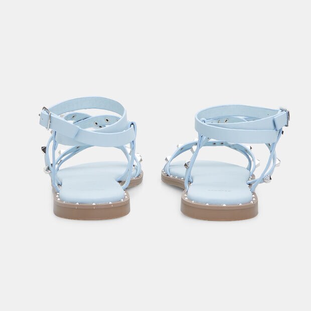 Women's sandals with studs, 