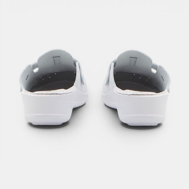Damenclogs aus Leder von De Fonseca, Wei&szlig;