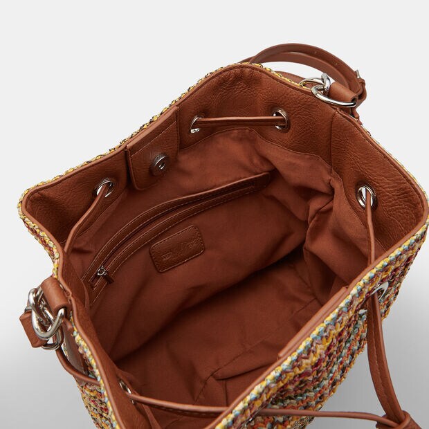 Women's Bucket Bag, Orange