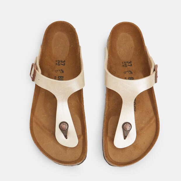 Damensandalen Birkenstock Gizeh, Wei&szlig;