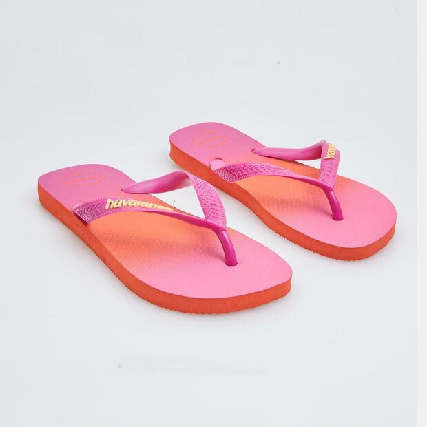 Damen Havaianas Top Fashion Flip Flops, Orange
