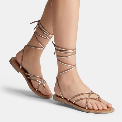 Damen Sandalen von BATA im Sklavenstil, Braun