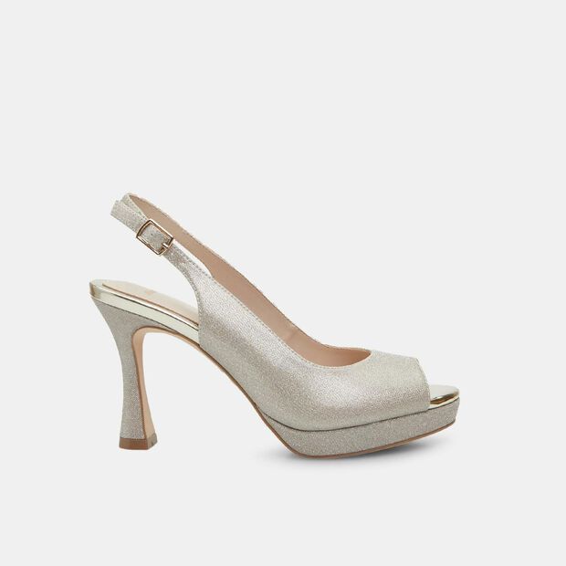 Damen-Slingback Peep-Toe mit 9 cm Absatz von BATA, 