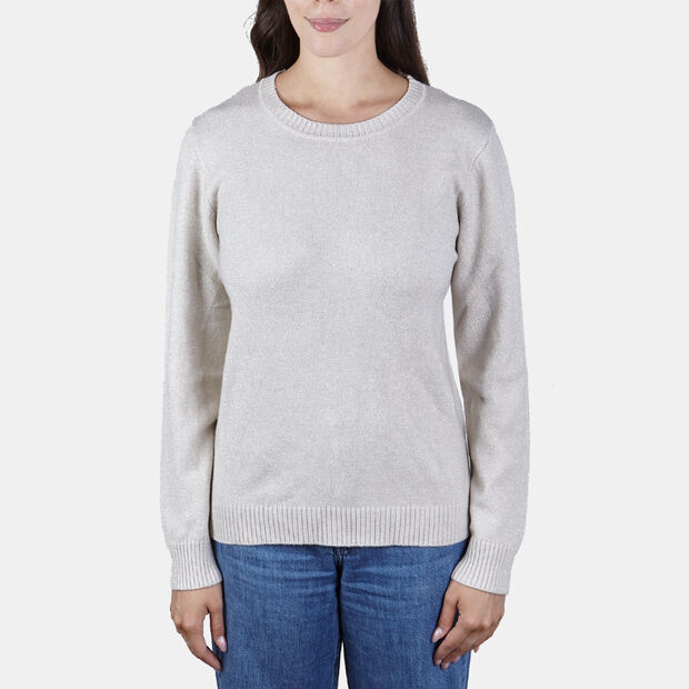 Women's Lurex Top, Beige