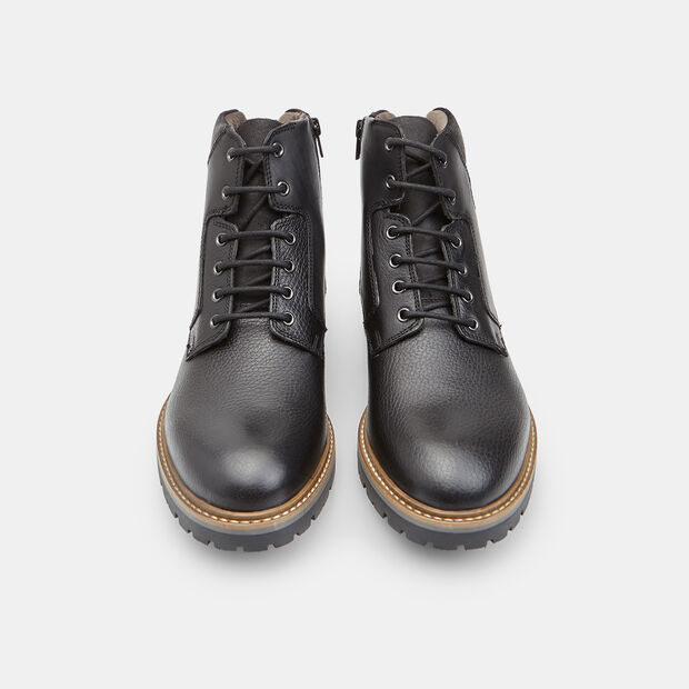 Schnürstiefelette aus Leder für Herren Bata, Schwarz