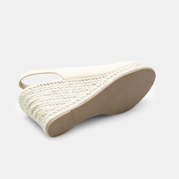 Espadrilles slingback comfortables BATA, Nu