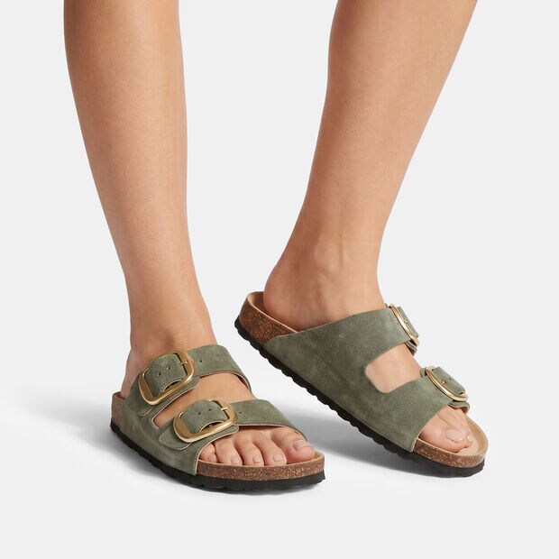 Women's nubuck slipper, 