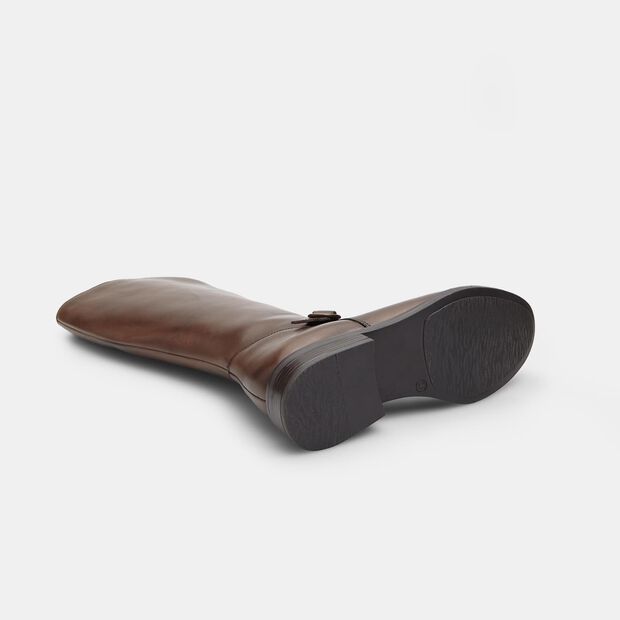 Damenstiefel aus Leder, Braun