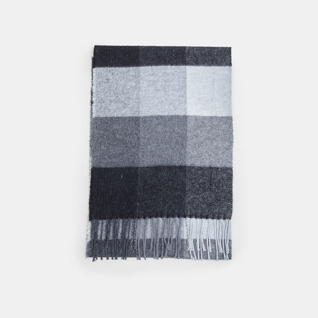 Herrenkarierte Schal mit Fransen Bata, Mehrfarbig