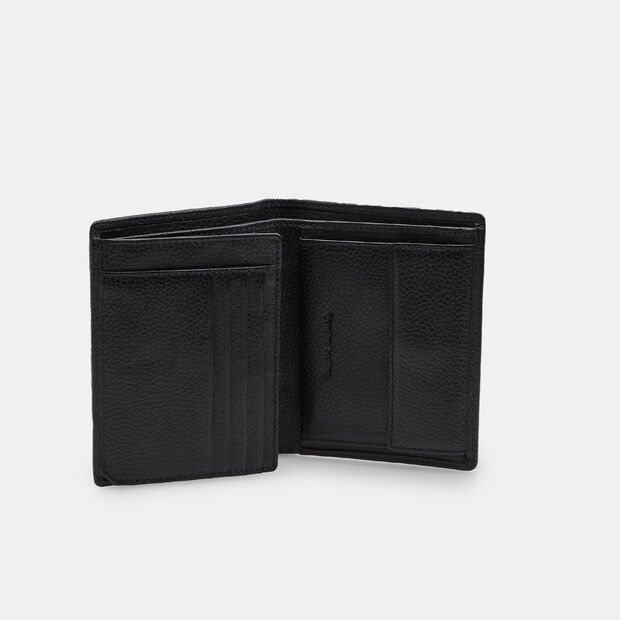 Men's leather wallet, Black