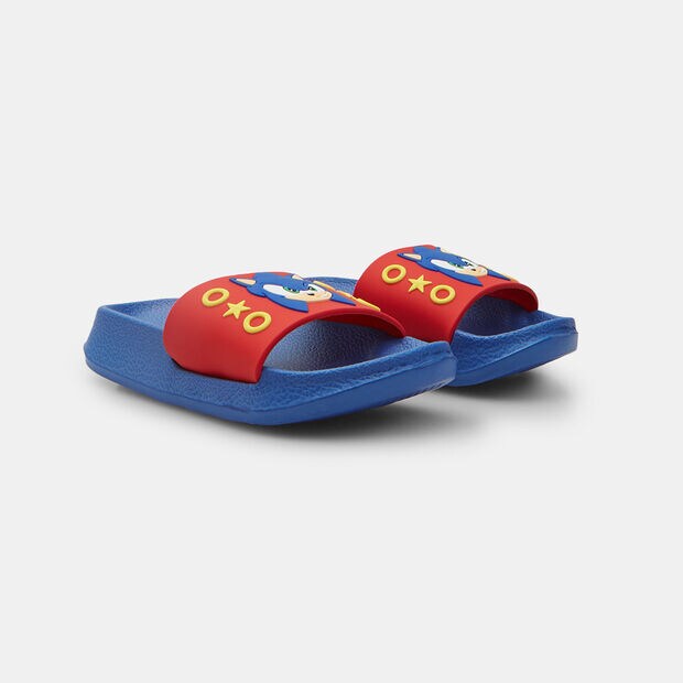 Children's Stitch strap flip-flops, Blue