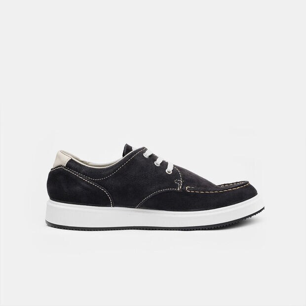 Chaussures &agrave; lacets en daim pour homme, 