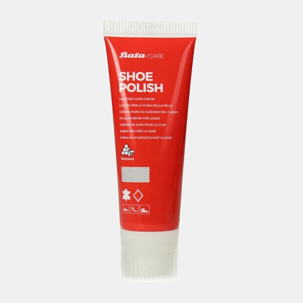 Gl&auml;nzende schwarze Schuhcreme, Mehrfarbig