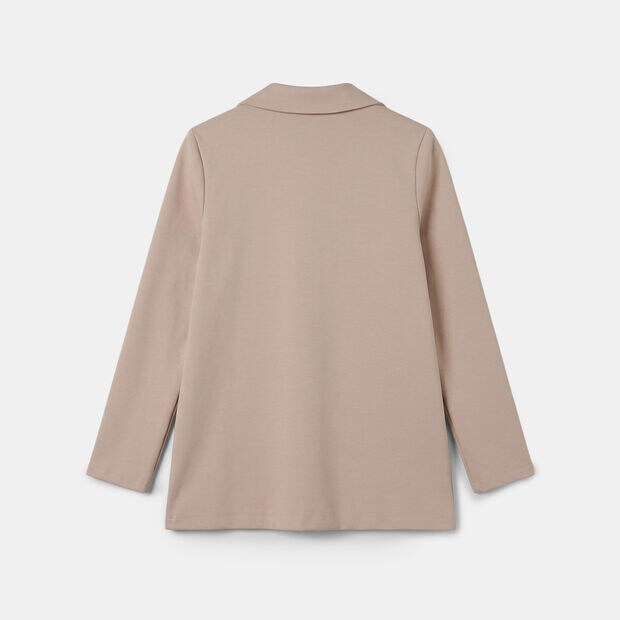 Women's blazer in Milano stitch Origins, Beige