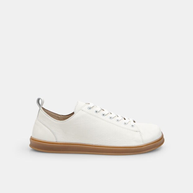Bata Herren Barfu&szlig;-Leder-Sneaker, Wei&szlig;