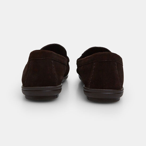 Men's Flexible Moccasin in Suede, 