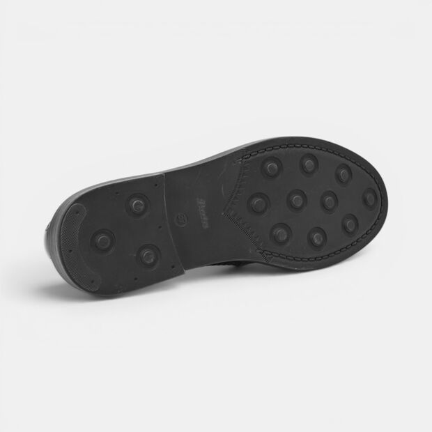 Women's Leather Lace-up, Black