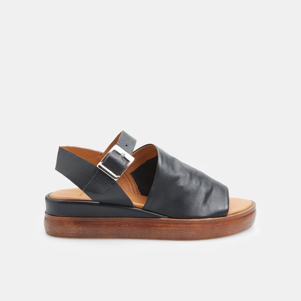 BATA Women's Leather Sandals with Heels, 