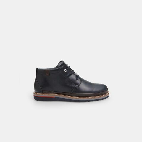 Men's Leather Boots, Blue