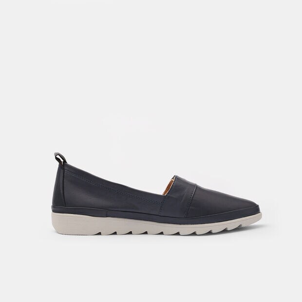 Mocassino da donna in pelle, 