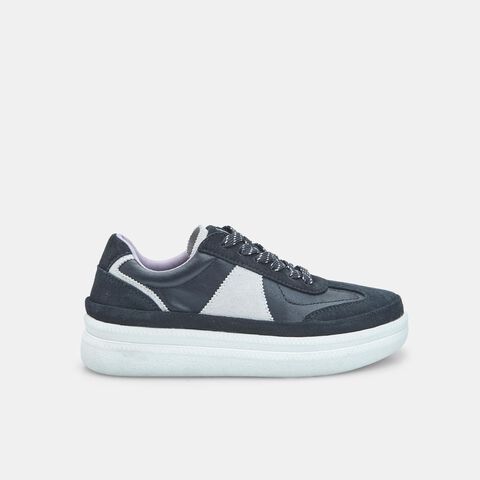 Damen-Sneaker aus Wildleder Bata, Schwarz