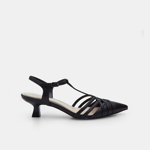 Damen Sandale mit 4,5 cm Absatz BATA, Schwarz