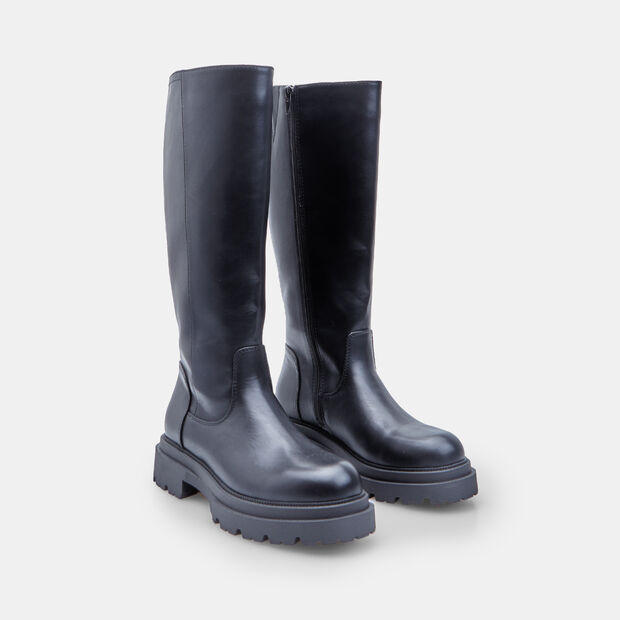 Damenstiefel mit Track-Sohle Bata, Schwarz