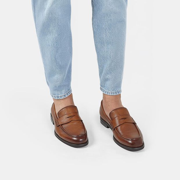 Herren Mokassins BATA 24H elegant, Braun