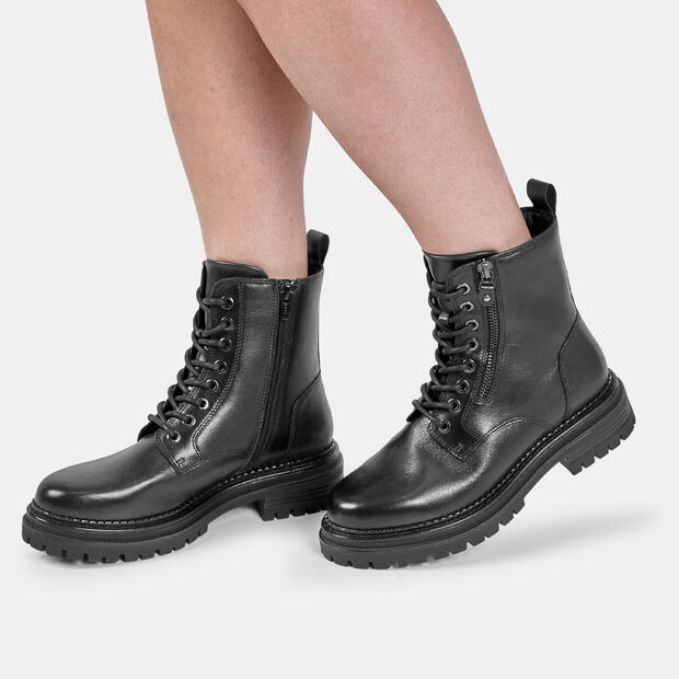 Damen Stiefeletten aus Leder, 