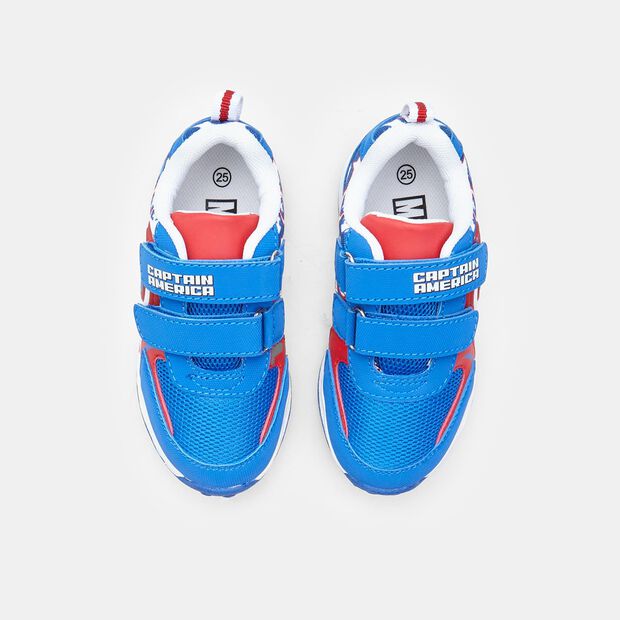 Kinder Captain America Sneaker mit Lichtern, Blau