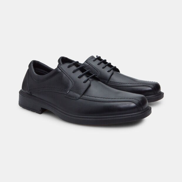 Derbies en cuir pour hommes BATA, Noir