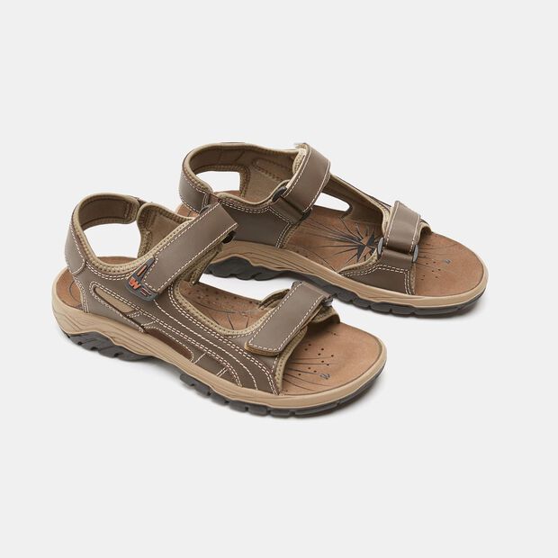 Weinbrenner Men's Leather Sandals, Tan