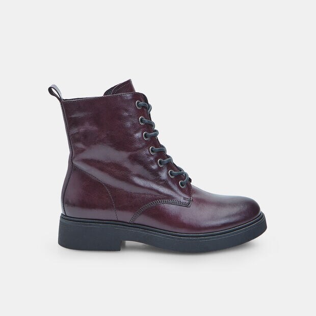 Women's leather ankle boots Bata, Bordeaux