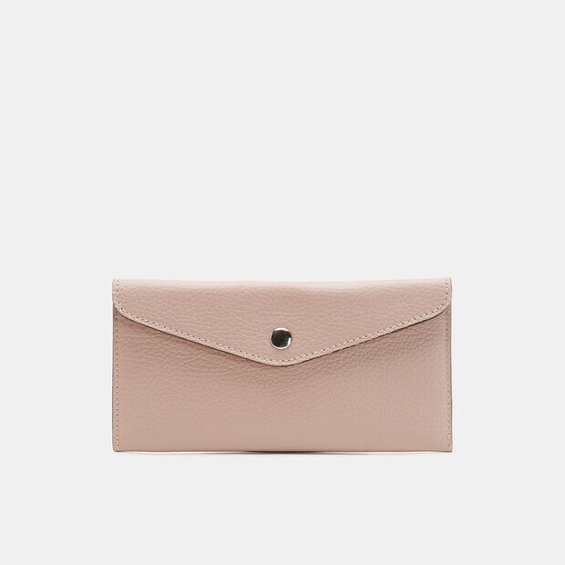 Portefeuille en cuir, Rose