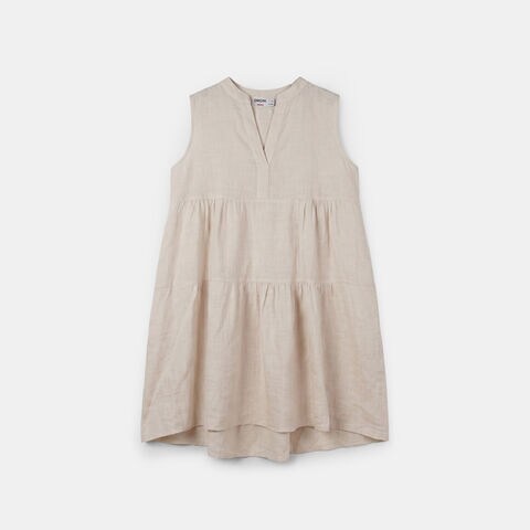 Leinenkleid f&uuml;r Damen Origini, Beige