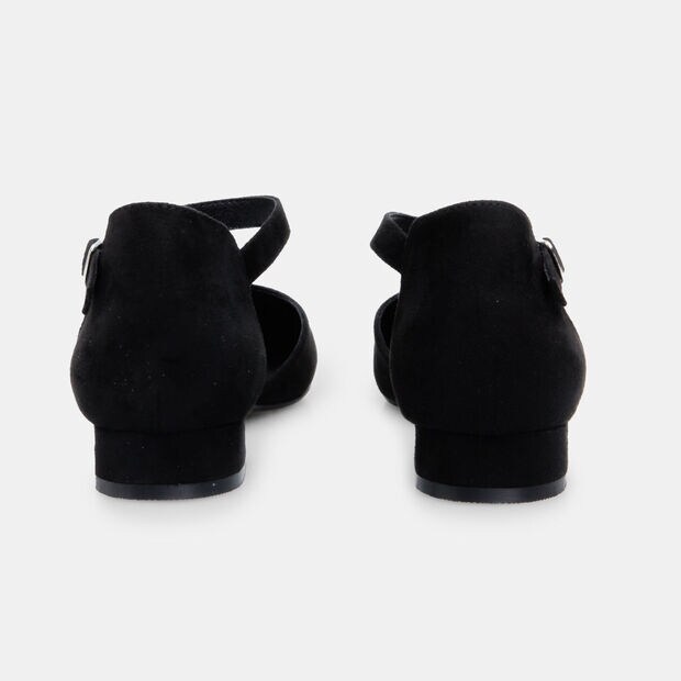 Ballerines d&eacute;collet&eacute;es pour femme, Noir