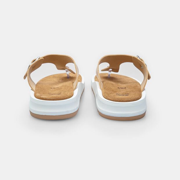 BATA Women's Flip Flop Sandals, Beige
