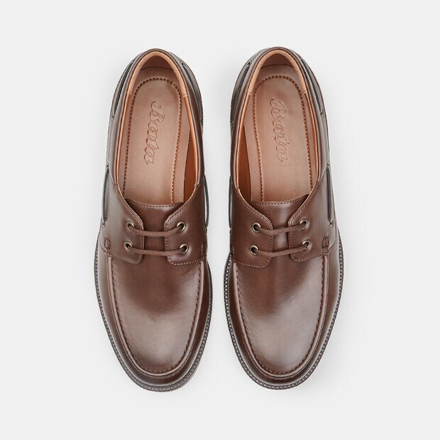 Mokassin Herren-Bootsschuhmodell von Bata, Braun