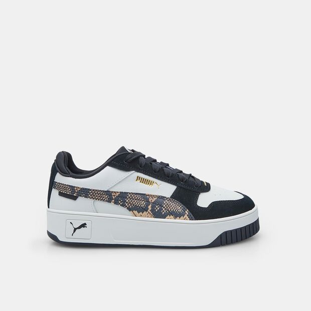 PUMA Carina Street Snake Chic Damen Sneaker, Schwarz