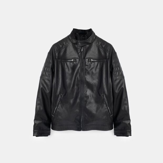 Men's Biker Jacket, Black