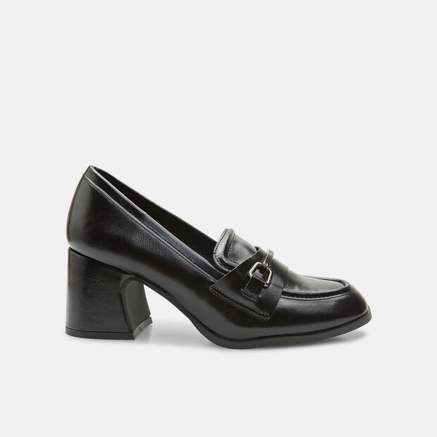 Mocassins pour femme avec talon BATA, Noir