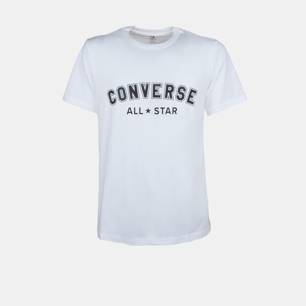 Herren T-Shirt Converse Unisex GO-TO ALL STAR Standardpassform, Wei&szlig;