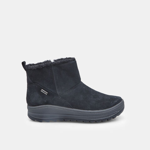 Damen-Suede-Stiefelette von Bata, Schwarz